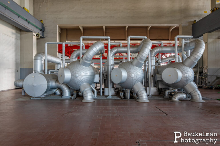 High pressure boilers in a power plant